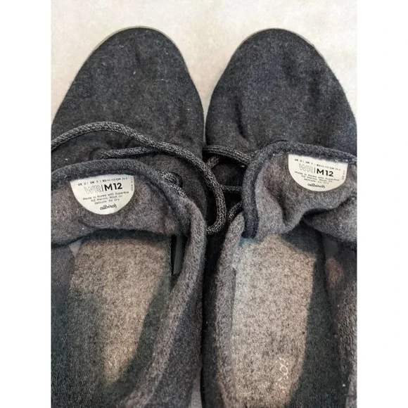 Allbirds Men's Charcoal Wool Runners Size 12 - Picture 5 of 5